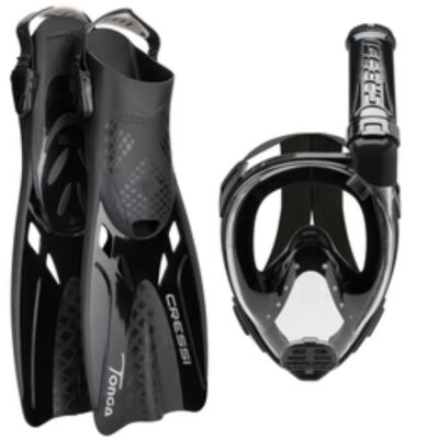 Cressi Baron + Tonga Maske Şnorkel Seti - 2