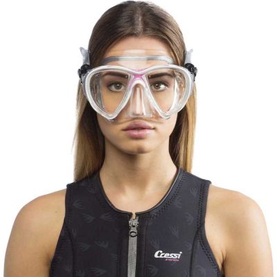 Cressi Big Eyes Evolution Crystal Dalış Maskesi - 7