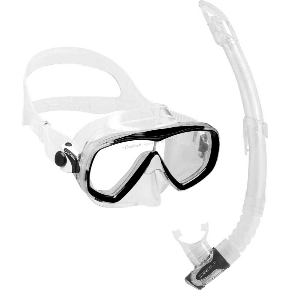 Set Maschera E Snorkel SEAC Bis Extreme Dry – Per Immersioni E Snorkeling, Silicone Ipoallergenico