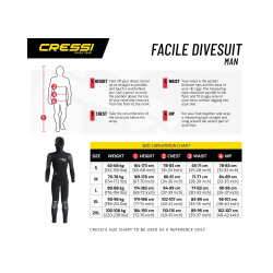 Cressi Facile Man Dalış Elbisesi - 9