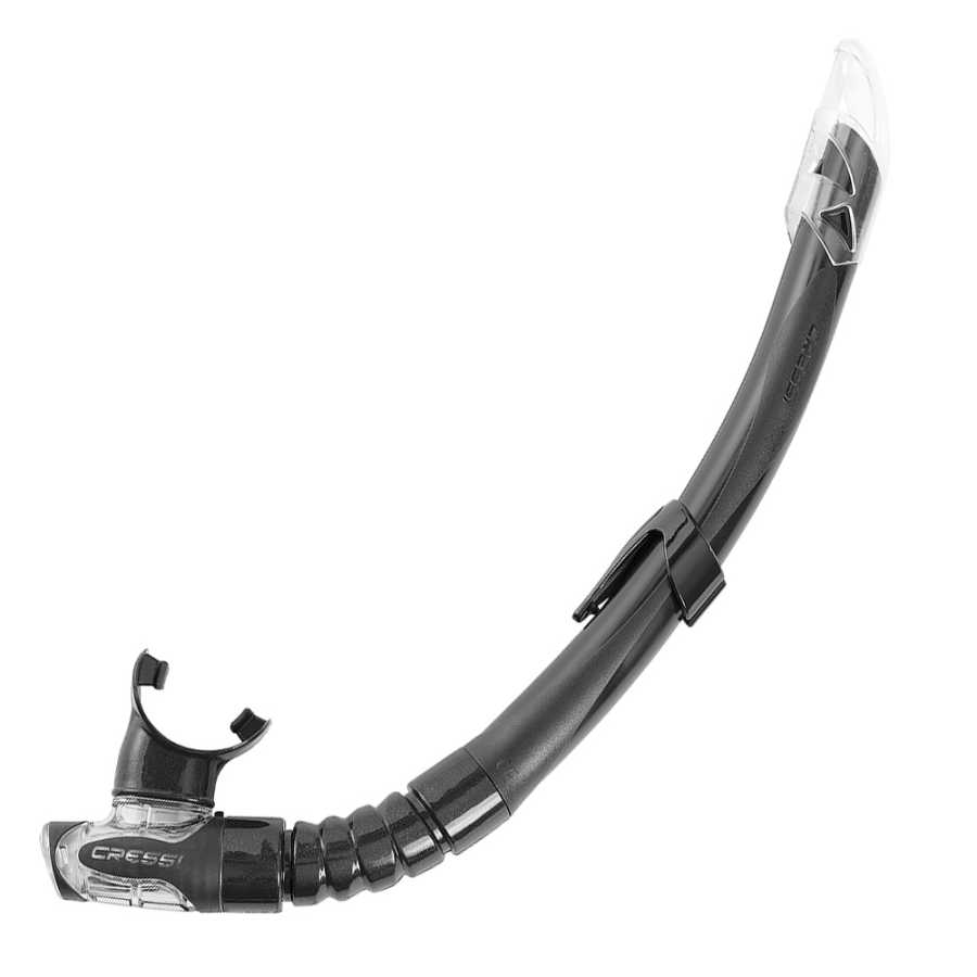Cressi Gamma Şnorkel BLACK-GREY 