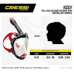 Cressi Kiddy Çocuk Dalış Maskesi - 2