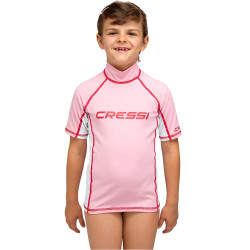Cressi - Cressi Rash Guard Junior Girl Kısa Kollu T-Shirt