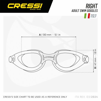 Cressi Right Yüzme Gözlüğü - 12
