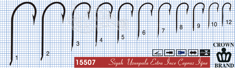 Crown Olta İğnesi 15507 100lü