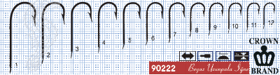 Crown Olta İğnesi 90222 100lü