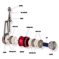Gosen 7618 Bobin Knotter İp Misina Düğümleme Aparatı - 3