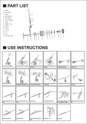Gosen 7618 Bobin Knotter İp Misina Düğümleme Aparatı - 4
