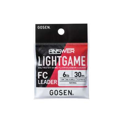 Gosen Answer Light Game Salt Water Game F C Leader 30mt - 3