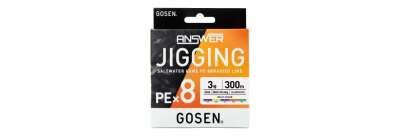 Gosen Jigging Answer PE 8 Örgü Jig ve Tai Rubber İpi 300mt Multi - 1