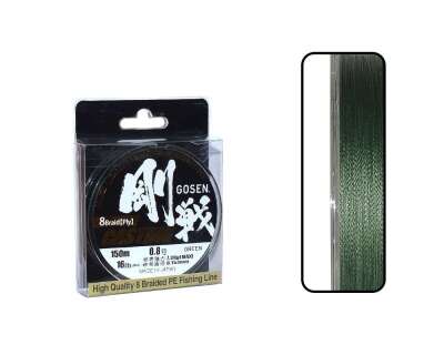 Gosen W8 Casting PE 8 Örgü Spin İp Misina 150mt Yeşil - 3
