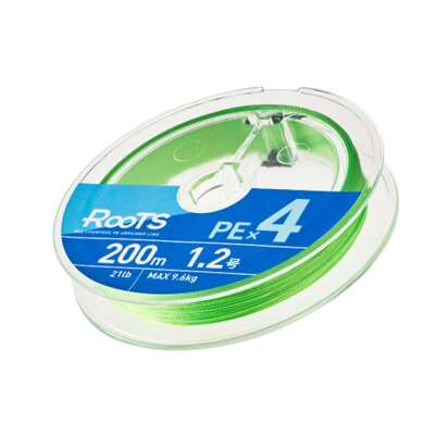 Gosen X4 Roots PE 4 Örgü Spin İpi 200mt Light Green - 3