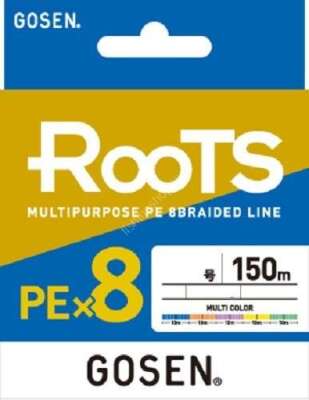 Gosen X8 Roots PE 8 Örgü Spin İp Misina 150mt Multi Color - 1