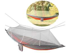 Hamak 7410 Fileli ve Cibinlikli Pro Hamak 190x70cm Turuncu-Gri - 2