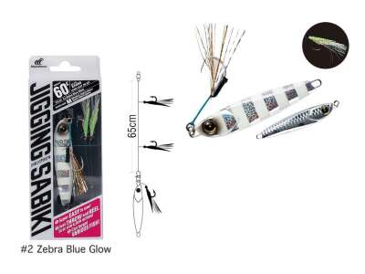 Hayabusa EX 450 Jigging Sabiki 60gr Light Jig Suni Yem - 5