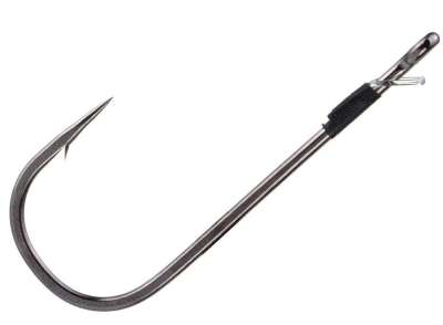 Hayabusa FPP HD Straight Güçlendirilmiş Delikli Lüfer İğnesi Black Nikel - 1