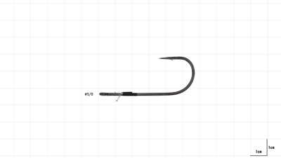 Hayabusa FPP HD Straight Güçlendirilmiş Delikli Lüfer İğnesi Black Nikel - 3