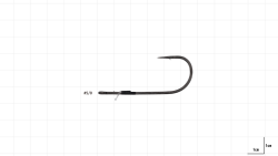 Hayabusa FPP Straight Delikli Lüfer İğnesi Black Nikel - 3