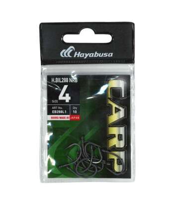 Hayabusa HBIL 288 Sazan İğnesi Dövme Teflon Black 10lu Paket - 5