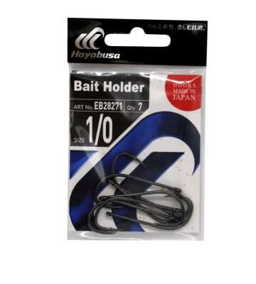 Hayabusa HBTH 282 Delikli Tırnaklı Canlı Yem İğnesi Black Nikel - 3