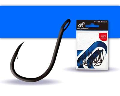 Hayabusa HCHN 018 Delikli Papağan Olta İğnesi Black Nikel - 1