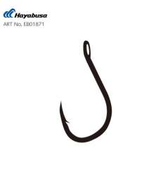 Hayabusa HCHN 018 Delikli Papağan Olta İğnesi Black Nikel - 2