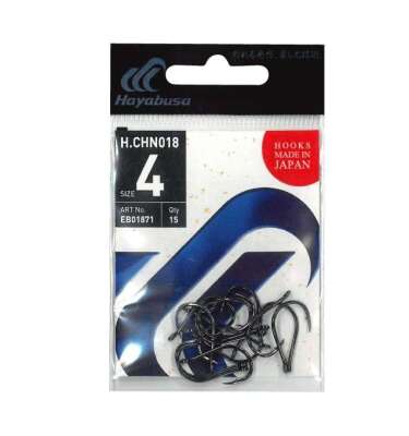 Hayabusa HCHN 018 Delikli Papağan Olta İğnesi Black Nikel - 5