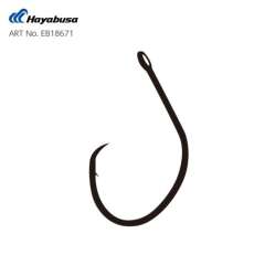 Hayabusa HCRL 186 Circle Delikli Çupra İğnesi Black Nikel - 2