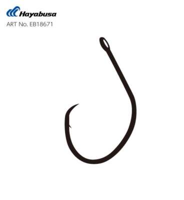 Hayabusa HCRL 186 Circle Delikli Çupra İğnesi Black Nikel - 2