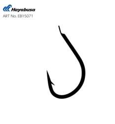 Hayabusa HIZU 150 Kısa Pala Dövme Olta İğnesi 15li Paket Black Nikel - 2