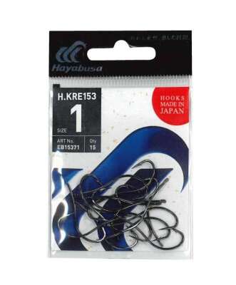 Hayabusa HKRE 153 Canlı Yem İğnesi 15li Paket Black Nikel - 5