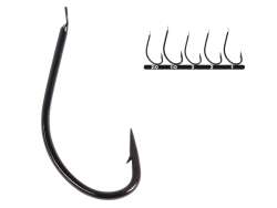 Hayabusa HMRS 171 Kısa Pala Dövme Olta İğnesi 15li Paket Black Nikel - Hayabusa