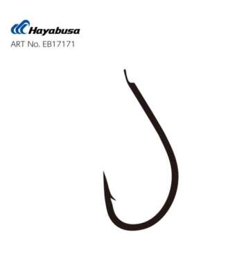 Hayabusa HMRS 171 Kısa Pala Dövme Olta İğnesi 15li Paket Black Nikel - 2