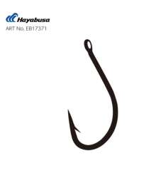 Hayabusa HMRS 173 Delikli Dövme Olta İğnesi 15li Paket Black Nikel - 2