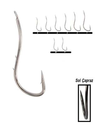 Hayabusa HRYU 191 Tırnaklı Canlı Yem İğnesi 15li Paket Nikel - 1