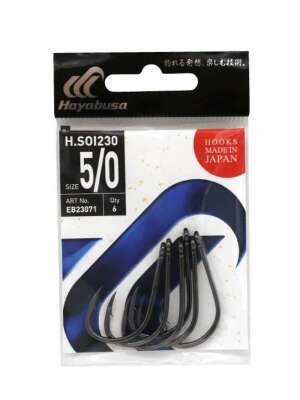 Hayabusa HSOI 230 Delikli Papağan Olta İğnesi 7li Paket Black Nikel - 5