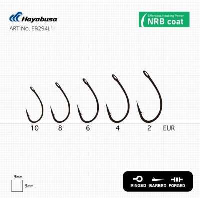 Hayabusa L1 Sazan İğnesi Dövme Teflon Black 10lu Paket - 3