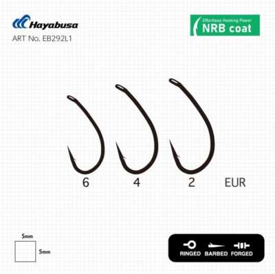 Hayabusa P1 Sazan İğnesi Dövme Teflon Black 10lu Paket - 3