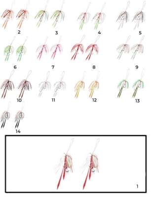 Hayabusa SE 125 Tai Rubber Free Slide Yedek Etekli Assist İğne Set - 1