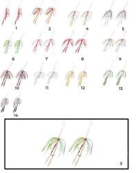 Hayabusa SE 125 Tai Rubber Free Slide Yedek Etekli Assist İğne Set - 11