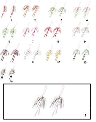 Hayabusa SE 125 Tai Rubber Free Slide Yedek Etekli Assist İğne Set - 9