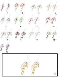 Hayabusa SE 125 Tai Rubber Free Slide Yedek Etekli Assist İğne Set - 3