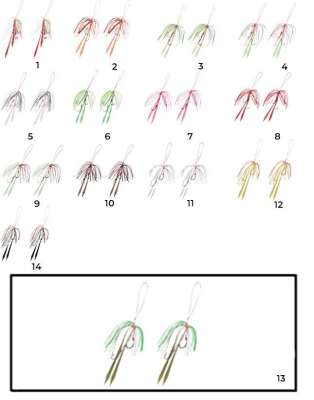 Hayabusa SE 125 Tai Rubber Free Slide Yedek Etekli Assist İğne Set - 2