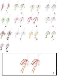 Hayabusa SE 125 Tai Rubber Free Slide Yedek Etekli Assist İğne Set - 26