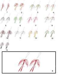 Hayabusa SE 125 Tai Rubber Free Slide Yedek Etekli Assist İğne Set - 20