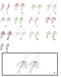 Hayabusa SE 125 Tai Rubber Free Slide Yedek Etekli Assist İğne Set - 19