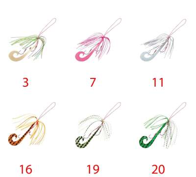 Hayabusa SE 136 Tai Rubber Free Slide Yedek Etekli Assist İğne Set - 1