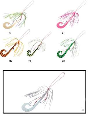 Hayabusa SE 136 Tai Rubber Free Slide Yedek Etekli Assist İğne Set - 4