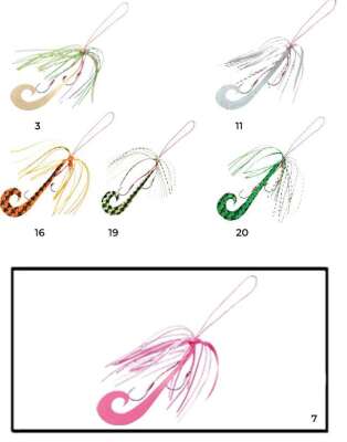 Hayabusa SE 136 Tai Rubber Free Slide Yedek Etekli Assist İğne Set - 8