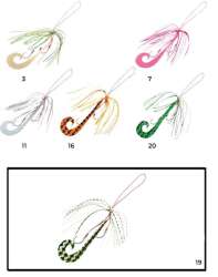 Hayabusa SE 136 Tai Rubber Free Slide Yedek Etekli Assist İğne Set - 11